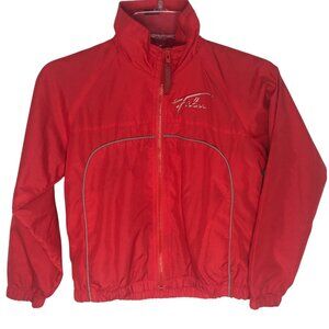 Vintage FUBU Jacket Mens Sz S Red Windbreaker Hip Hop The Collection Y2K 90s